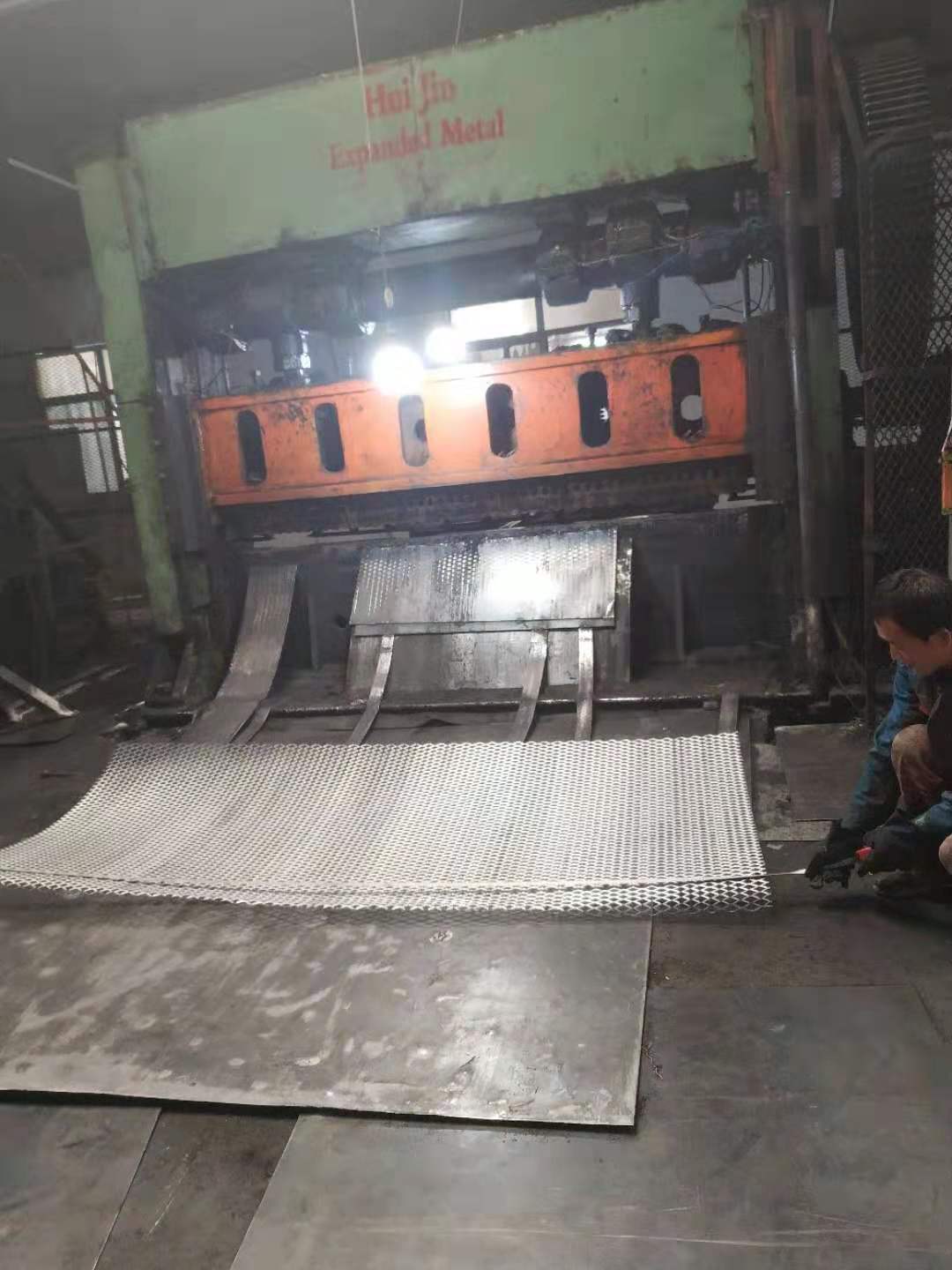 carbon steel expanded metal machine