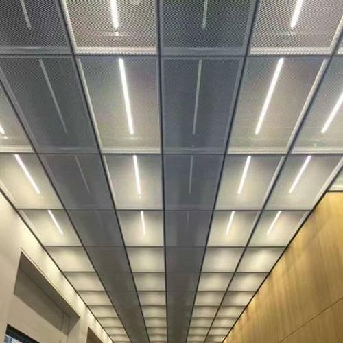 aluminum expanded mesh ceiling-concealed type