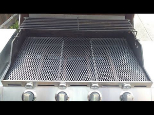 Expanded metal for grill grate